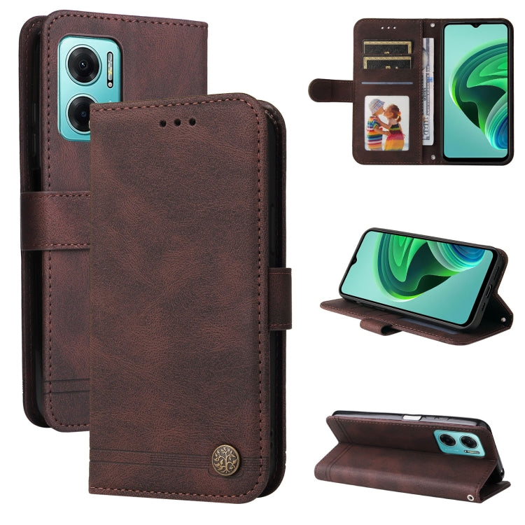 Skin Feel Life Tree Metal Button Leather Phone Case, For Xiaomi Redmi Note 11E / 10 Prime+ 5G, For Honor 50 Pro / Huawei nova 9 Pro, For Infinix Note 11, For OPPO Realme GT Neo3