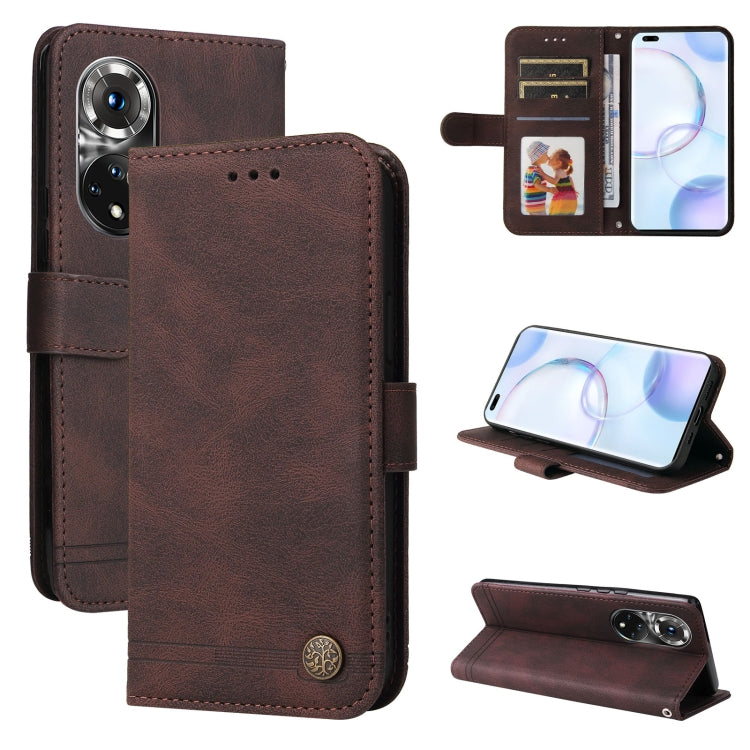 Skin Feel Life Tree Metal Button Leather Phone Case, For Xiaomi Redmi Note 11E / 10 Prime+ 5G, For Honor 50 Pro / Huawei nova 9 Pro, For Infinix Note 11, For OPPO Realme GT Neo3