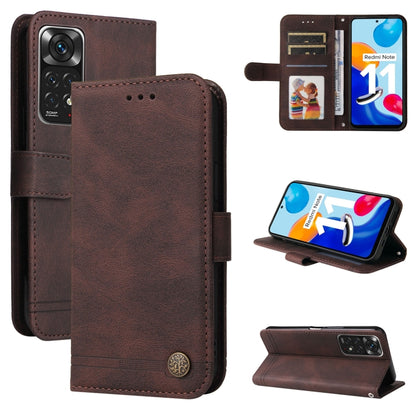 Skin Feel Life Tree Metal Button Leather Phone Case, For Xiaomi Redmi Note 11E / 10 Prime+ 5G, For Honor 50 Pro / Huawei nova 9 Pro, For Infinix Note 11, For OPPO Realme GT Neo3