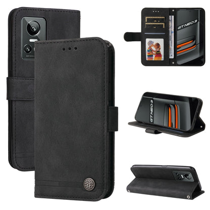 Skin Feel Life Tree Metal Button Leather Phone Case, For Xiaomi Redmi Note 11E / 10 Prime+ 5G, For Honor 50 Pro / Huawei nova 9 Pro, For Infinix Note 11, For OPPO Realme GT Neo3
