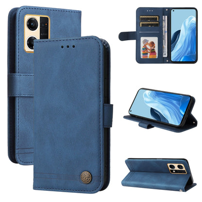 Skin Feel Life Tree Metal Button Leather Phone Case, For OPPO Reno7 4G / F21 Pro 4G, For Samsung Galaxy A03s US Version, For Samsung Galaxy M33 5G Global, For Samsung Galaxy M53 5G