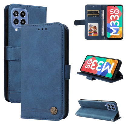 Skin Feel Life Tree Metal Button Leather Phone Case, For OPPO Reno7 4G / F21 Pro 4G, For Samsung Galaxy A03s US Version, For Samsung Galaxy M33 5G Global, For Samsung Galaxy M53 5G