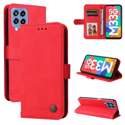Skin Feel Life Tree Metal Button Leather Phone Case, For OPPO Reno7 4G / F21 Pro 4G, For Samsung Galaxy A03s US Version, For Samsung Galaxy M33 5G Global, For Samsung Galaxy M53 5G