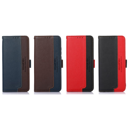 KHAZNEH Litchi Texture Leather RFID Phone Case, For Motorola Moto G 2022, For Motorola Moto G52 4G, For OPPO Realme GT2 Pro, For Samsung Galaxy Xcover6 Pro, For OnePlus Ace / 10R