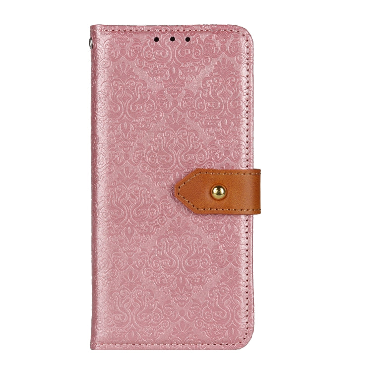 European Floral Embossed Flip Leather Phone Case, For Motorola Moto E32 4G, For OnePlus CE 2 Lite 5G