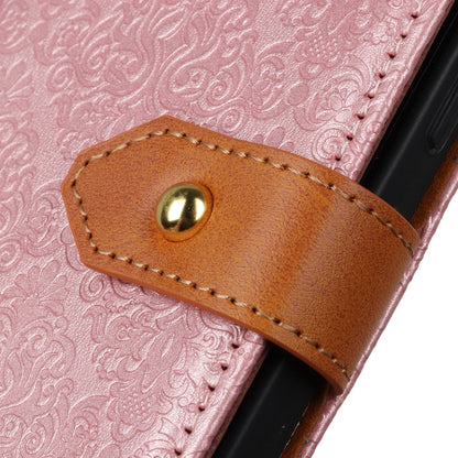 European Floral Embossed Flip Leather Phone Case, For Motorola Moto E32 4G, For OnePlus CE 2 Lite 5G