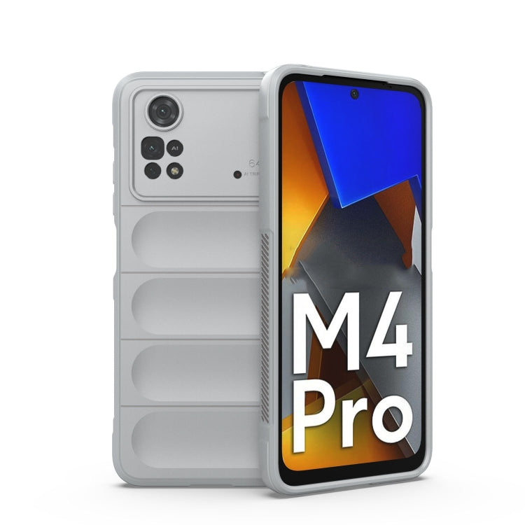 Magic Shield TPU + Flannel Phone Case, For Xiaomi Poco M4 Pro 4G