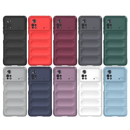 Magic Shield TPU + Flannel Phone Case, For Xiaomi Poco X4 Pro 5G, For Huawei Nova 8i
