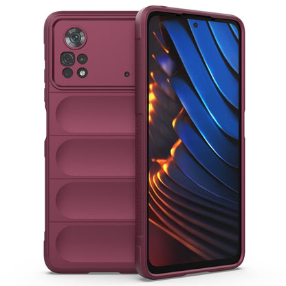 Magic Shield TPU + Flannel Phone Case, For Xiaomi Poco X4 Pro 5G, For Huawei Nova 8i