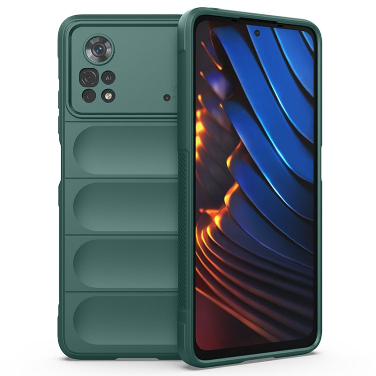 Magic Shield TPU + Flannel Phone Case, For Xiaomi Poco X4 Pro 5G, For Huawei Nova 8i
