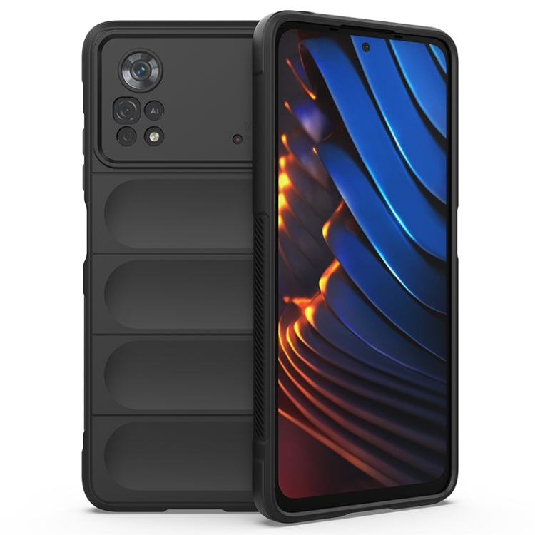 Magic Shield TPU + Flannel Phone Case, For Xiaomi Poco X4 Pro 5G, For Huawei Nova 8i