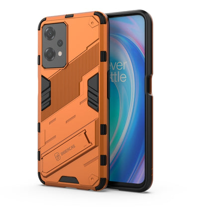 Punk Armor 2 in 1 Shockproof Phone Case with Invisible Holder, For OnePlus Nord CE 2 Lite 5G/Realme 9 Pro