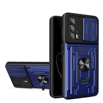 Sliding Camshield TPU+PC Phone Case with Card Slot, For Motorola Edge 20 Pro, For Motorola Moto G100, For OPPO A16