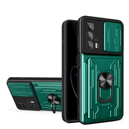 Sliding Camshield TPU+PC Phone Case with Card Slot, For Motorola Edge 20 Pro, For Motorola Moto G100, For OPPO A16