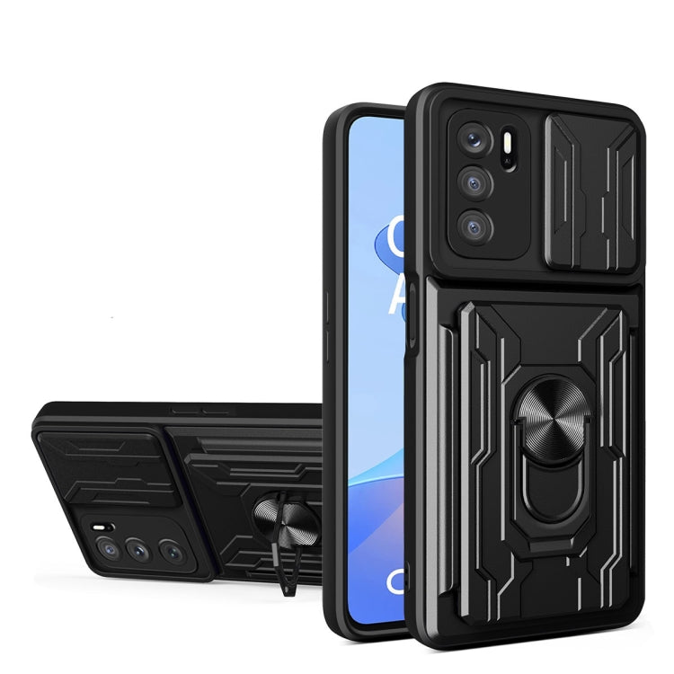 Sliding Camshield TPU+PC Phone Case with Card Slot, For Motorola Edge 20 Pro, For Motorola Moto G100, For OPPO A16