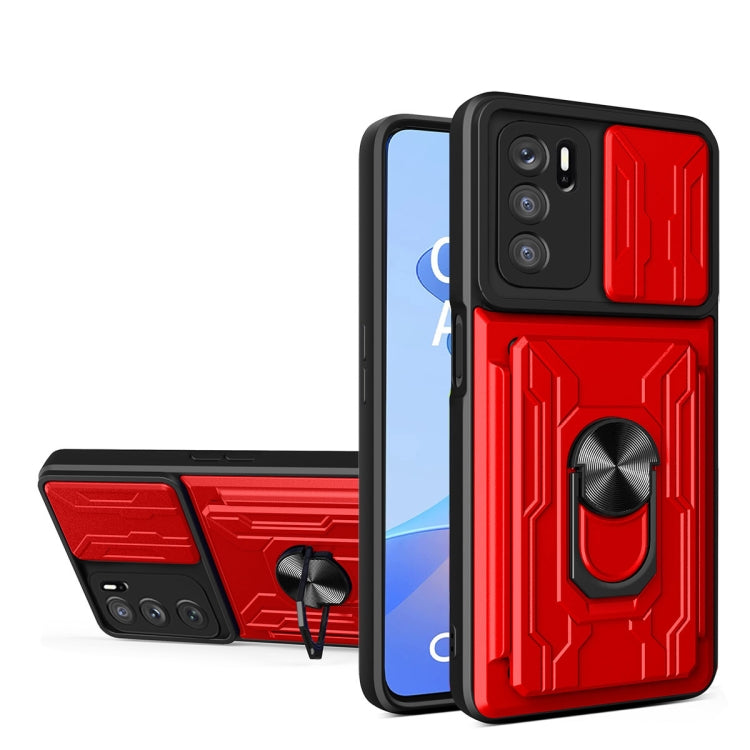 Sliding Camshield TPU+PC Phone Case with Card Slot, For Motorola Edge 20 Pro, For Motorola Moto G100, For OPPO A16
