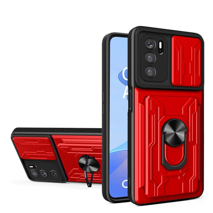 Sliding Camshield TPU+PC Phone Case with Card Slot, For Motorola Edge 20 Pro, For Motorola Moto G100, For OPPO A16