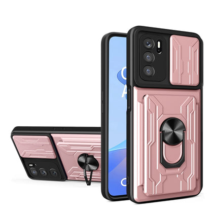 Sliding Camshield TPU+PC Phone Case with Card Slot, For Motorola Edge 20 Pro, For Motorola Moto G100, For OPPO A16