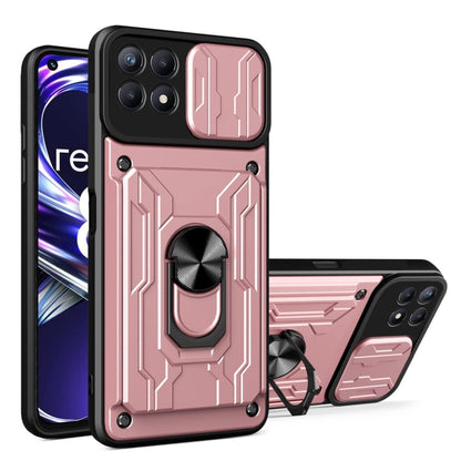Sliding Camshield TPU+PC Phone Case with Card Slot, For Xiaomi 12 Pro, For OPPO Realme 8i