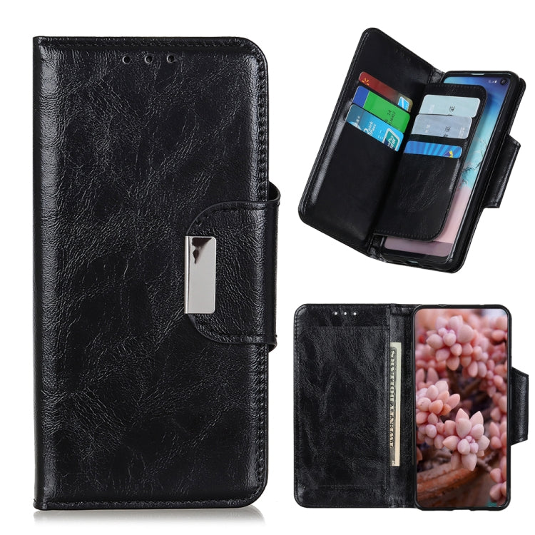 Crazy Horse Texture 6-Card Slots Leather Phone Case, For Motorola Moto E32 4G, For OnePlus Nord CE 2 Lite 5G