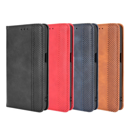 Magnetic Buckle Retro Texture Leather Phone Case, For Ulefone Power Armor 14 / 14 Pro, For Ulefone Armor X10 / X10 Pro, For Oukitel WP18, For Sony Xperia 1 IV, For Sony Xperia 10 IV, For Sharp Aquos R7