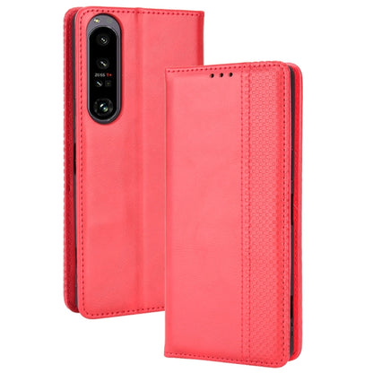 Magnetic Buckle Retro Texture Leather Phone Case, For Ulefone Power Armor 14 / 14 Pro, For Ulefone Armor X10 / X10 Pro, For Oukitel WP18, For Sony Xperia 1 IV, For Sony Xperia 10 IV, For Sharp Aquos R7