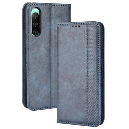Magnetic Buckle Retro Texture Leather Phone Case, For Ulefone Power Armor 14 / 14 Pro, For Ulefone Armor X10 / X10 Pro, For Oukitel WP18, For Sony Xperia 1 IV, For Sony Xperia 10 IV, For Sharp Aquos R7