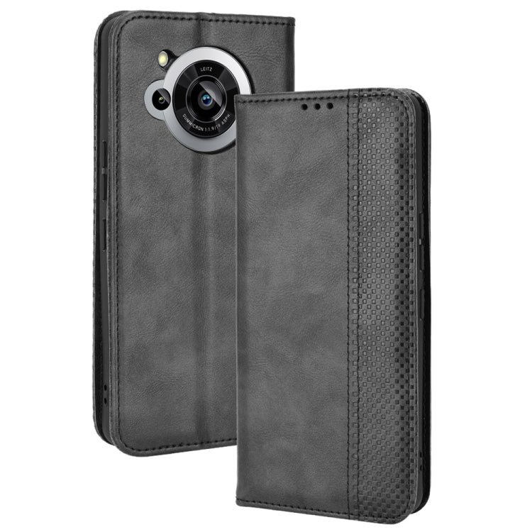 Magnetic Buckle Retro Texture Leather Phone Case, For Ulefone Power Armor 14 / 14 Pro, For Ulefone Armor X10 / X10 Pro, For Oukitel WP18, For Sony Xperia 1 IV, For Sony Xperia 10 IV, For Sharp Aquos R7