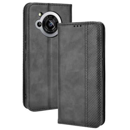 Magnetic Buckle Retro Texture Leather Phone Case, For Ulefone Power Armor 14 / 14 Pro, For Ulefone Armor X10 / X10 Pro, For Oukitel WP18, For Sony Xperia 1 IV, For Sony Xperia 10 IV, For Sharp Aquos R7