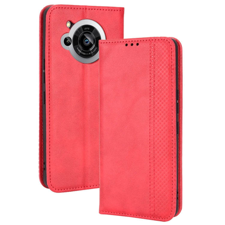 Magnetic Buckle Retro Texture Leather Phone Case, For Ulefone Power Armor 14 / 14 Pro, For Ulefone Armor X10 / X10 Pro, For Oukitel WP18, For Sony Xperia 1 IV, For Sony Xperia 10 IV, For Sharp Aquos R7