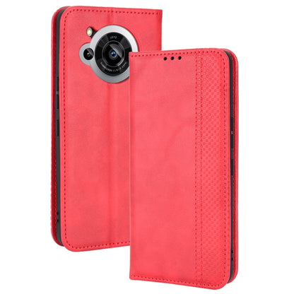 Magnetic Buckle Retro Texture Leather Phone Case, For Ulefone Power Armor 14 / 14 Pro, For Ulefone Armor X10 / X10 Pro, For Oukitel WP18, For Sony Xperia 1 IV, For Sony Xperia 10 IV, For Sharp Aquos R7