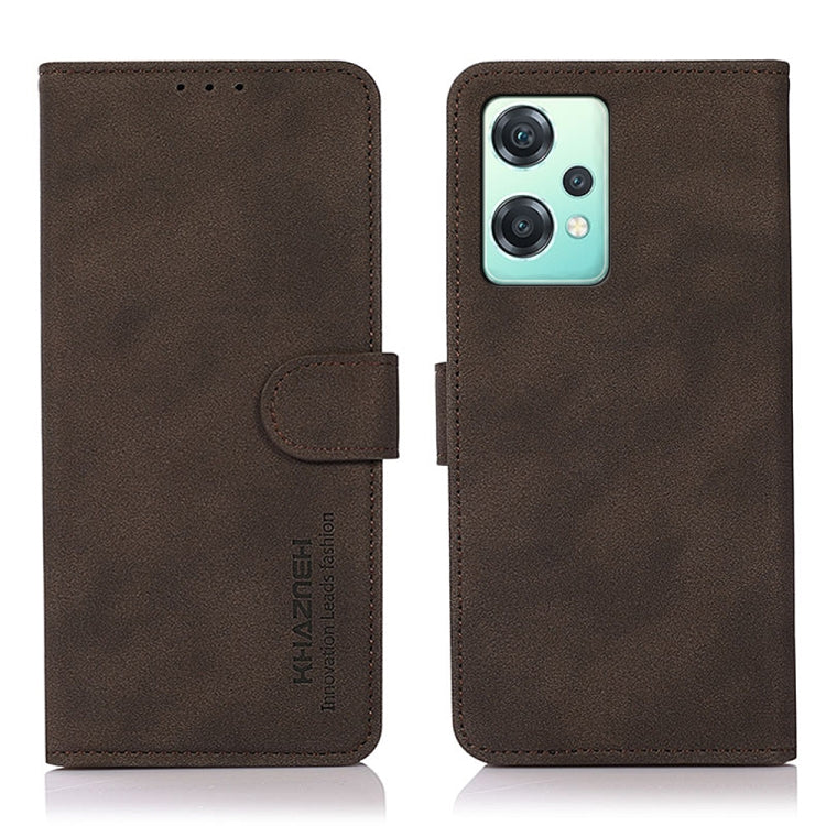 KHAZNEH Matte Texture Leather Phone Case, For OnePlus Nord CE 2 Lite 5G