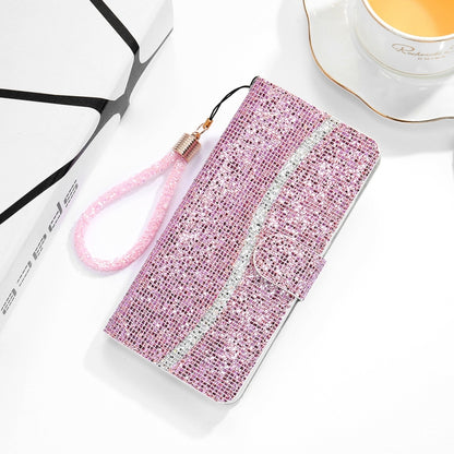 Glitter Powder Filp Leather Phone Case, For Xiaomi Redmi 10C, For Samsung Galaxy A13 4G