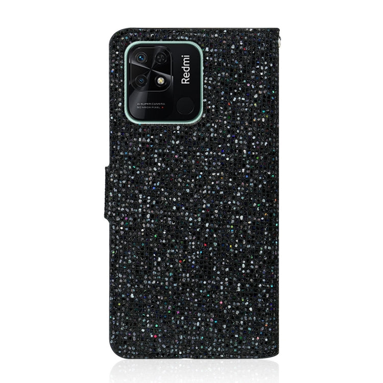 Glitter Powder Filp Leather Phone Case, For Xiaomi Redmi 10C, For Samsung Galaxy A13 4G
