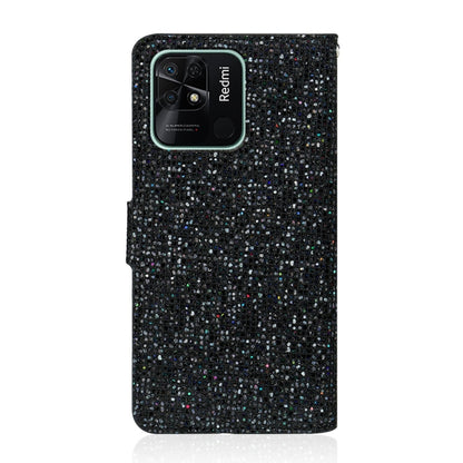 Glitter Powder Filp Leather Phone Case, For Xiaomi Redmi 10C, For Samsung Galaxy A13 4G