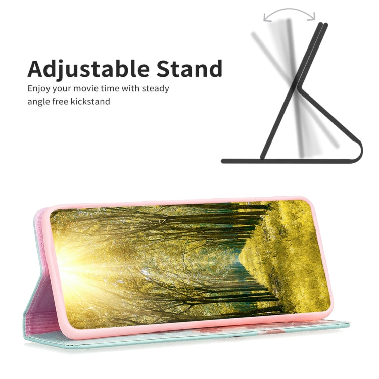 Invisible Magnetic Painted Leather Phone Case, For Xiaomi 12 Lite