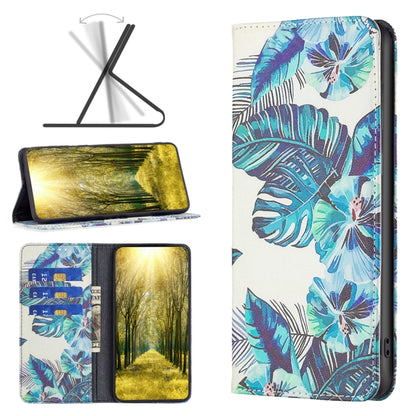 Invisible Magnetic Painted Leather Phone Case, For Xiaomi 12 Lite