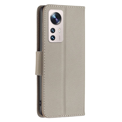 Litchi Texture Pure Color Leather Phone Case, For Xiaomi 12 Lite
