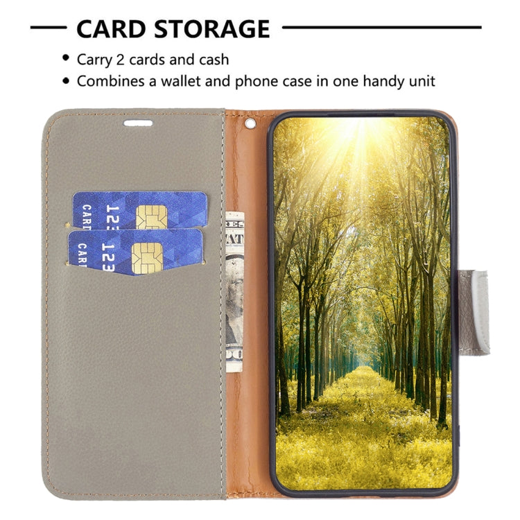 Litchi Texture Pure Color Leather Phone Case, For Xiaomi 12 Lite
