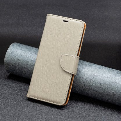 Litchi Texture Pure Color Leather Phone Case, For Xiaomi 12 Lite