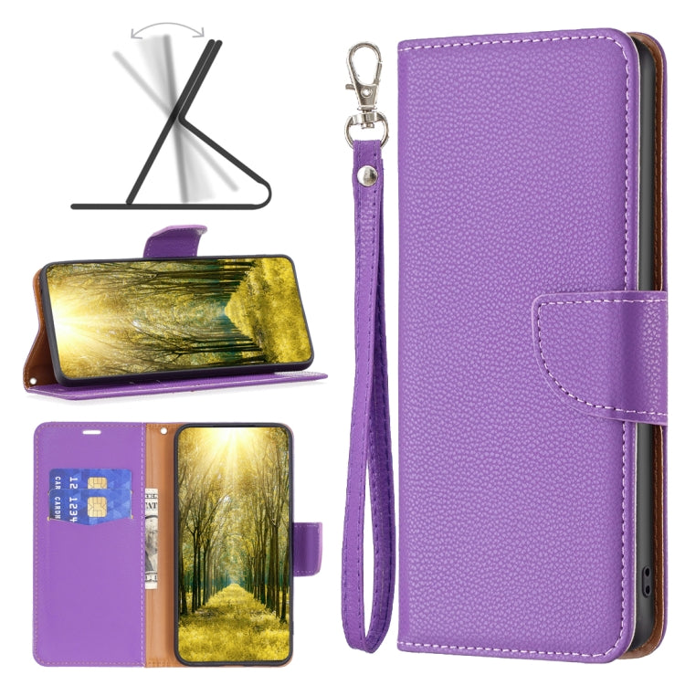 Litchi Texture Pure Color Leather Phone Case, For Xiaomi 12 Lite