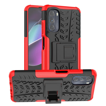 Tire Texture TPU + PC Phone Case with Holder, For Xiaomi Redmi 10C 4G global, For Motorola Moto G 5G 2022, For OPPO Realme 9i