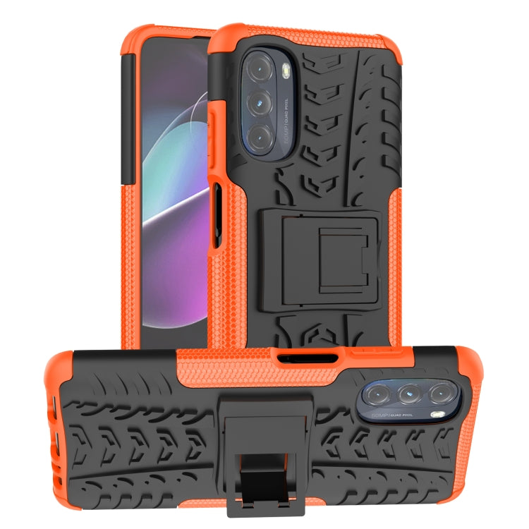 Tire Texture TPU + PC Phone Case with Holder, For Xiaomi Redmi 10C 4G global, For Motorola Moto G 5G 2022, For OPPO Realme 9i
