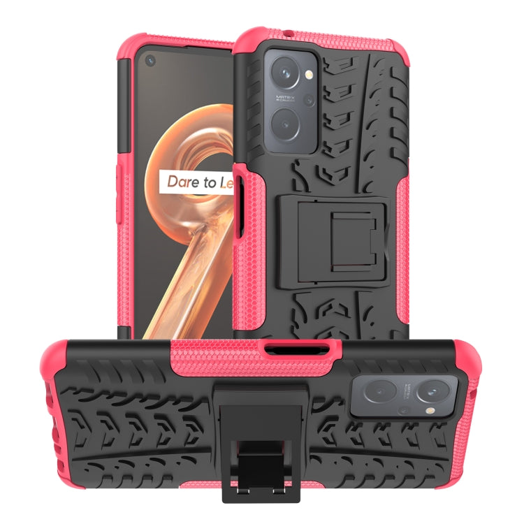 Tire Texture TPU + PC Phone Case with Holder, For Xiaomi Redmi 10C 4G global, For Motorola Moto G 5G 2022, For OPPO Realme 9i