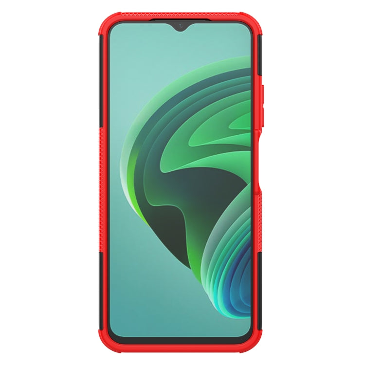 Tire Texture TPU + PC Phone Case with Holder, For Xiaomi Redmi Note 11E 5G