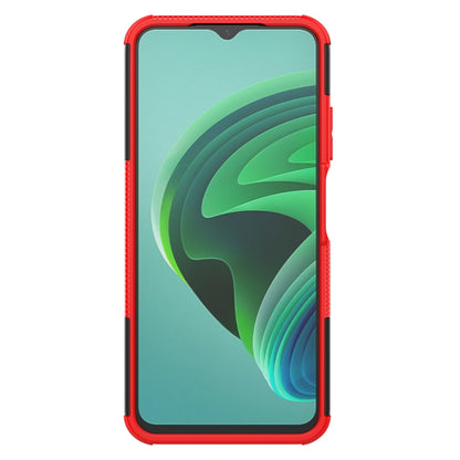 Tire Texture TPU + PC Phone Case with Holder, For Xiaomi Redmi Note 11E 5G