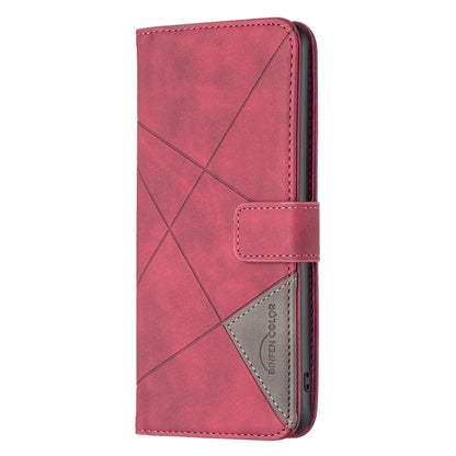 Magnetic Buckle Rhombus Texture Leather Phone Case, For Motorola Moto E32 4G, For Xiaomi 12 Lite