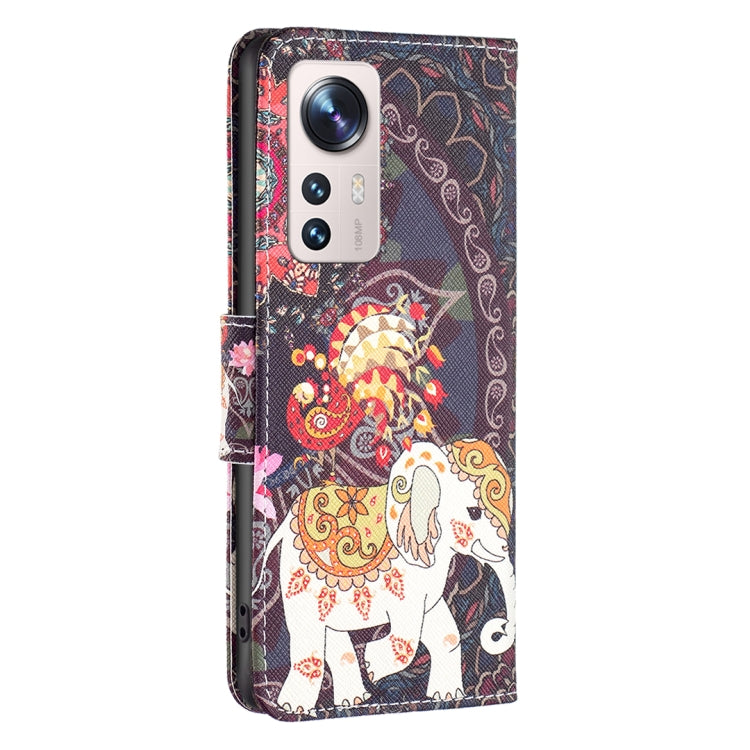 Colored Drawing Leather Phone Case, For Xiaomi 12 Lite