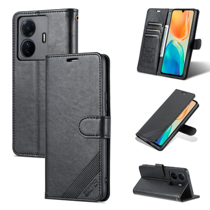 AZNS Sheepskin Texture Flip Leather Phone Case, For vivo S15e, For Honor Play 30, For OPPO K10, For OPPO K10 Pro, For Xiaomi 12 Lite
