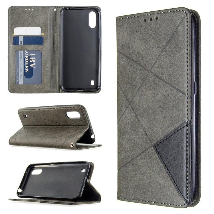Rhombus Texture Horizontal Flip Magnetic Leather Case with Holder & Card Slots & Wallet, For Huawei P40, For Huawei P40 Pro, For Galaxy A01, For Galaxy A21, For Xiaomi Redmi K30